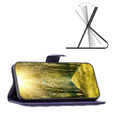 Etui z klapką do Infinix Hot 40i, Wallet, BINFEN COLOR, niebieskie