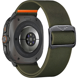 Pasek nylonowy do Samsung Galaxy Watch Ultra 47mm (2025 / 2024), Zielony