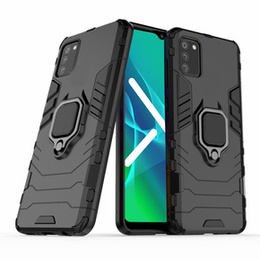 Etui do Samsung Galaxy A03s, Kickstand Ring, czarne