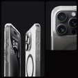Etui Spigen z MagSafe do iPhone 15 Pro, Ultra Hybrid, Przezroczyste / Szare