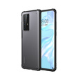 Etui do Huawei P40 Pro, Obudowa Fusion Case, Przezroczyste / Czarna ramka