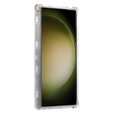 Pancerne Etui do Samsung Galaxy S24 Ultra, Belt Clip, z klipsem, przezroczyste / czarne