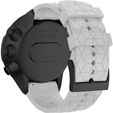 Pasek Rhombic Grain do zegarka Suunto 9, White