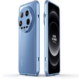 Etui do Xiaomi 14 Ultra, Armor Bumper, z osłoną obiektywu, niebieskie / srebrne