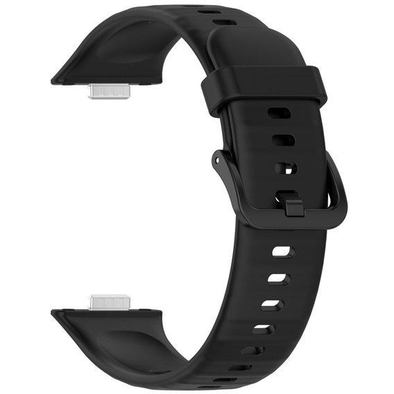 Pasek Silikonowy do Huawei Watch Fit 4 / 4 Pro / 3, Czarny