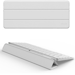 Etui Dexnor do Apple Magic Keyboard z Touch ID / Lock Key 2021–2024 – białe