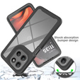 Etui do Motorola Moto G86 5G, Shockproof, z folią, czarne