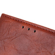 Skórzane Etui Wallet do Xiaomi Redmi Note 9 - Brown