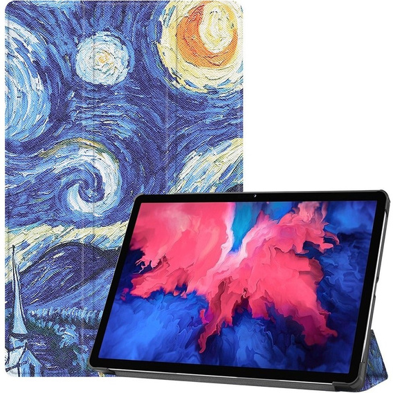 Etui do Lenovo Tab P11 TB-J606F, Smartcase, oil painting