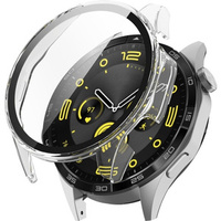 2w1 Etui + Szkło Hartowane do Huawei Watch GT 4 46mm, Przezroczyste