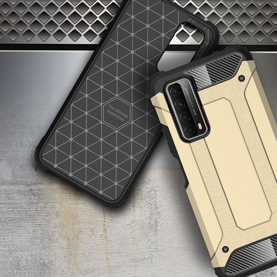 Etui do Huawei P Smart 2021, Obudowa TECH ARMOR Case, Złote