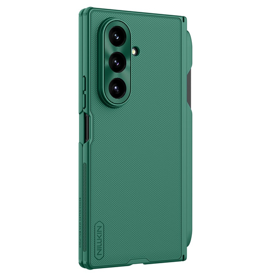 Etui NILLKIN do Samsung Galaxy Z Fold7, Frosted Shield, z rysikiem, zielone