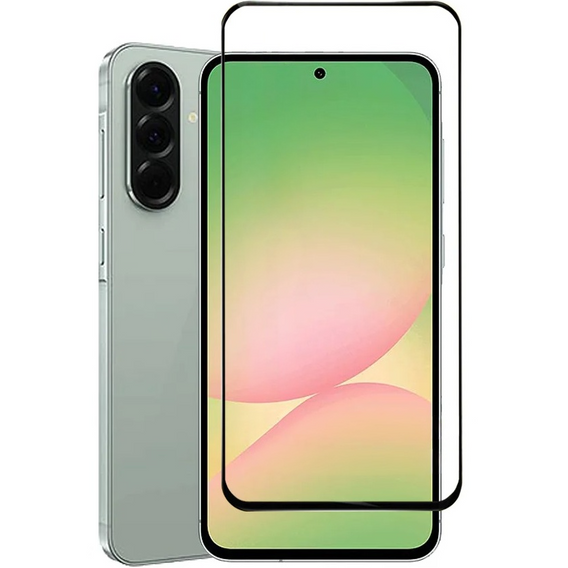 Szkło Hartowane 3D do Samsung Galaxy A56 5G, czarna ramka