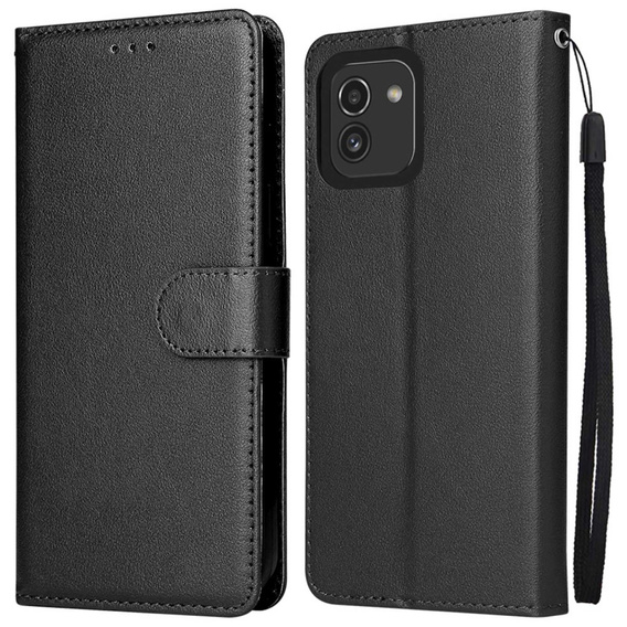 Etui Elegant Wallet do Samsung Galaxy A03, Black