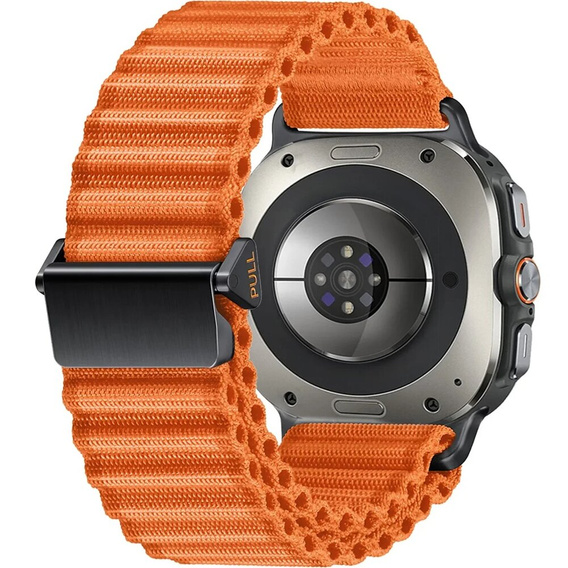 Pasek nylonowy do Samsung Galaxy Watch Ultra 47mm (2025 / 2024), Pomarańczowy