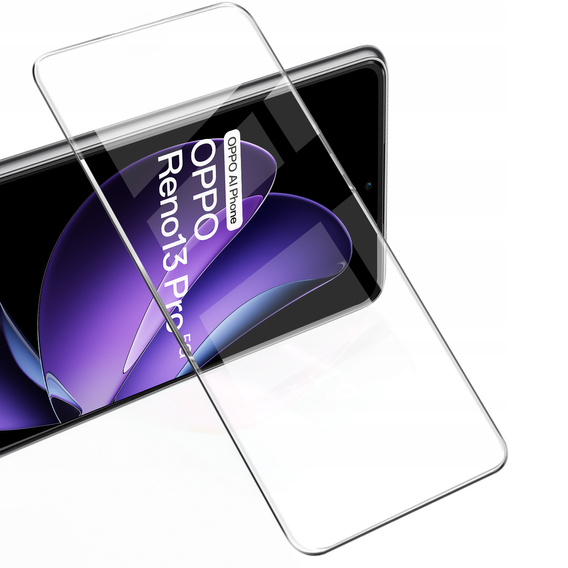 2x Szkło Hartowane do Oppo Reno 13 Pro, ERBORD 9H Hard Glass, szybka