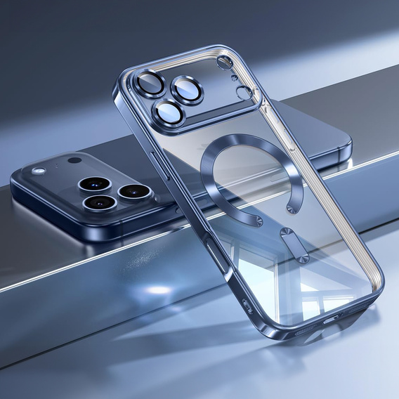 Etui do iPhone 17 Pro Max Electro MagSafe – niebieskie