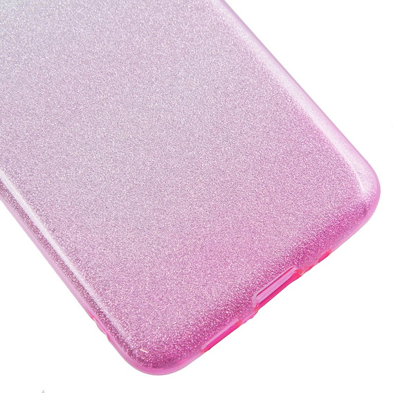 Etui Glitter Case Samsung Galaxy S20 Ultra - Silver / Pink