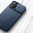 Etui do iPhone 15 Pro Max, Suritch Shockproof, do MagSafe, niebieskie