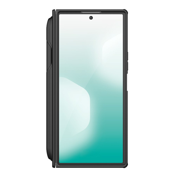 Etui NILLKIN do Samsung Galaxy Z Fold7, Frosted Shield, z rysikiem, czarne