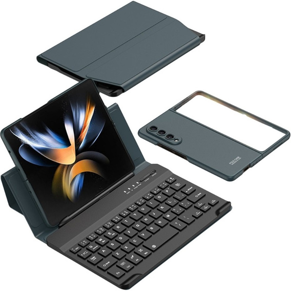 Etui z klawiaturą do Samsung Galaxy Z Fold4 5G, zielone