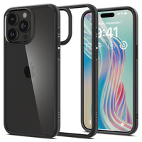 Etui Spigen do iPhone 15 Pro Max, Ultra Hybrid, Przezroczyste / Czarne ramki