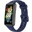 Pasek Silikonowy do Huawei Band 7, Granatowy