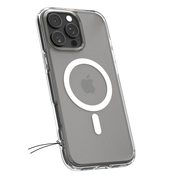 Etui z MagSafe Spigen do iPhone 16 Pro Max, Ultra Hybrid, FROST CLEAR + Szkło Hartowane 9H