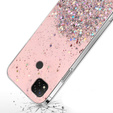 Etui do Xiaomi Redmi 9C, Glittery, różowe