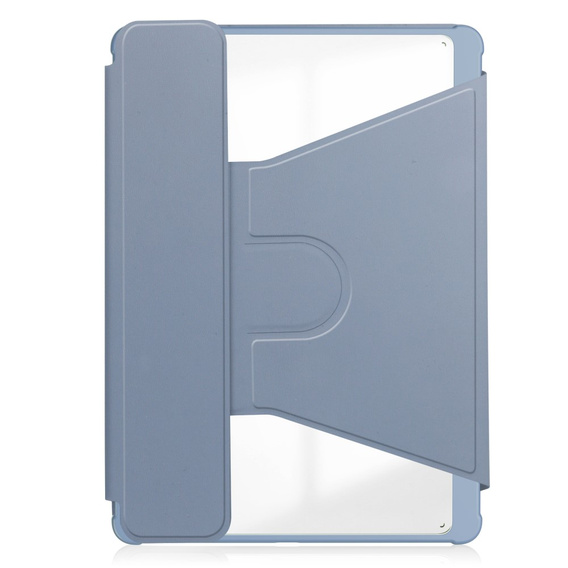 Etui z klawiaturą do Samsung Galaxy Tab A9+, Rotary 360° Leather, fioletowe