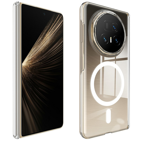 Etui ochronne do Honor Magic V5 5G, z MagSafe, przezroczyste