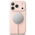 Etui Ringke do iPhone 17 Pro Max, Silicone Magnetic MagSafe, Pink Sand