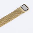 Pasek Bransoleta Milanese do Xiaomi Smart Band 10 / 9 / 8, Złoty