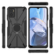 Etui pancerne do Motorola Moto E22 / E22i, z ringiem, czarne