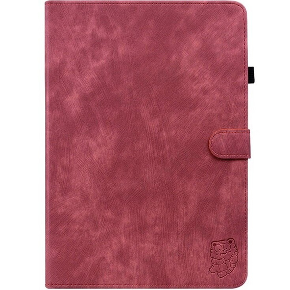 Etui do Xiaomi Redmi Pad SE 11", Wallet Pen Slot, czerwone