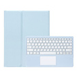 Etui z klawiaturą Bluetooth i touchpadem do Samsung Galaxy Tab S10 FE+ Plus X620/X626B – niebieskie
