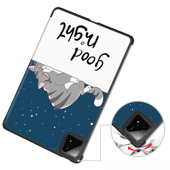 Etui do Xiaomi Pad 7 / 7 Pro, Smartcase, sleeping cat
