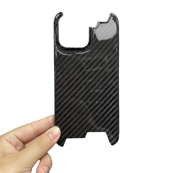 Etui do iPhone 15 Pro Max, karbonowe Carbon Fiber, czarne