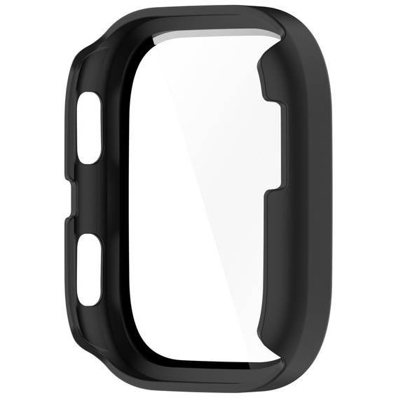 Etui z hartowanym szkłem do Amazfit Bip 6 – pełna ochrona 2w1 - czarne