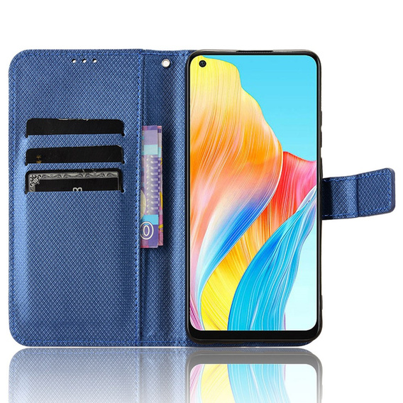 Etui z klapką do Oppo A58 4G, Smart Magnet, niebieskie