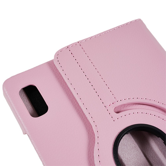 Etui do Lenovo Tab M9, Obrotowe 360, różowe