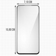 2x Szkło Hartowane do Oppo Reno 13F / FS, ERBORD 3D pełne, szybka na cały ekran