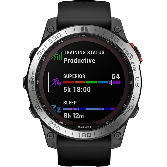 Nakładka Bezel Ring do Garmin Fenix 7X, Srebrna