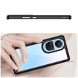 Etui do Oppo Reno 10 / 10 Pro, Fusion Hybrid, przezroczyste / czarne
