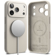 Etui Ringke do iPhone 17 Pro, Silicone MagSafe, Stone