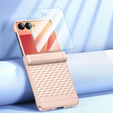 Etui do Samsung Galaxy Z Flip7 5G, PC Case, ze szkłem, złote