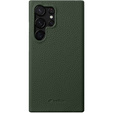 Etui MELKCO do Samsung Galaxy S24 Ultra, skórzane, zielone