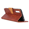 Skórzane Etui Wallet do Samsung Galaxy A50/A50S/A30S, brązowe