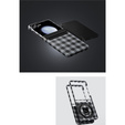 Etui Benks Magnetic Armor Vichy Spin Kevlar 1000D BK48 do Samsung Galaxy Z Flip7 – czarny / biały