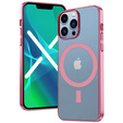 Etui do iPhone 13 Pro Max, ERBORD Hybrid MagSafe Case, różowe